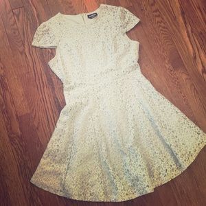 Bebe mint green lace dress
